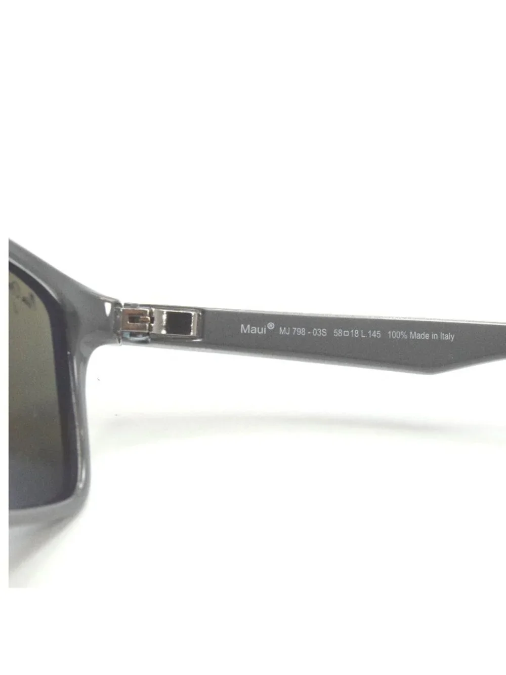 Maui Jim Onshore MJ 798-03S Blue Black Stripe Fade / Blue Hawaii Lens